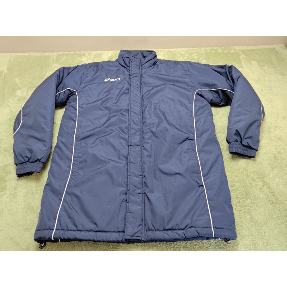 Men’s 2XL Blue Winter Jacket ASICS Thick Puff  Jacket  Size XXL